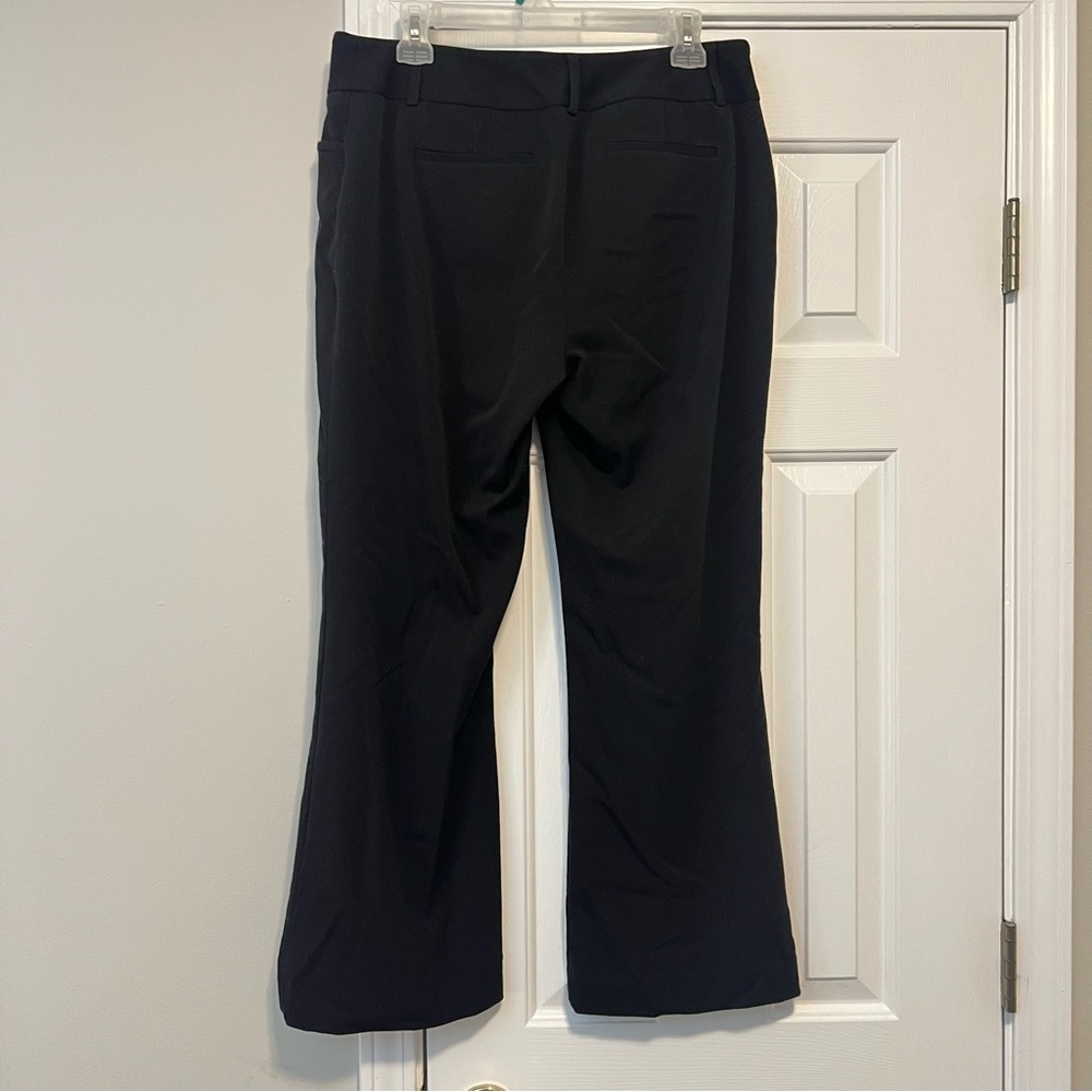 Rafaella Black Dress Pants size 10 Boot Cut - Picture 2 of 5
